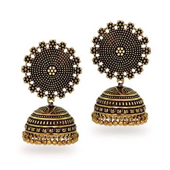 Gold jhumkas 2