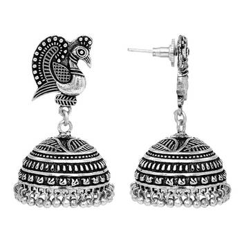 Silver jhumkas 2