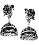 Silver jhumkas
