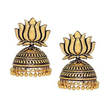 Gold jhumkas 2
