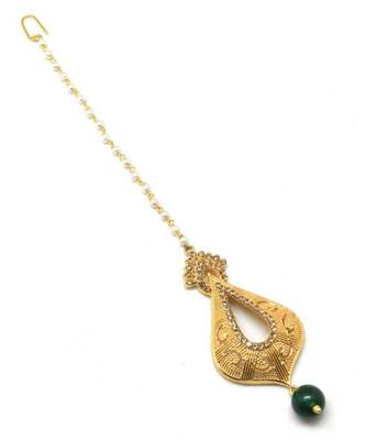 Gold Plated Maang Tikka For Women And Girls 1
