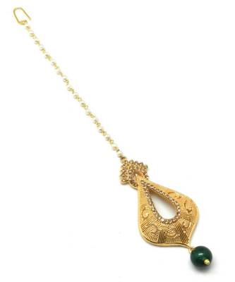 Gold Plated Maang Tikka For Women And Girls 2
