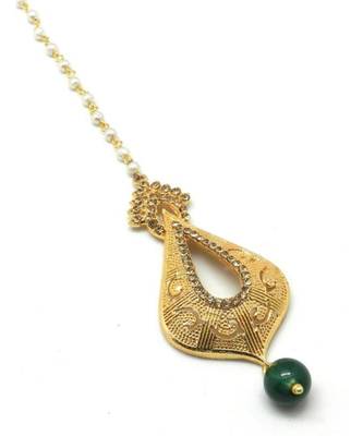 Gold Plated Maang Tikka For Women And Girls 3