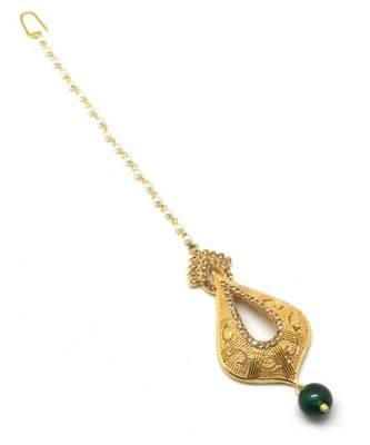 Gold Plated Maang Tikka For Women And Girls 4