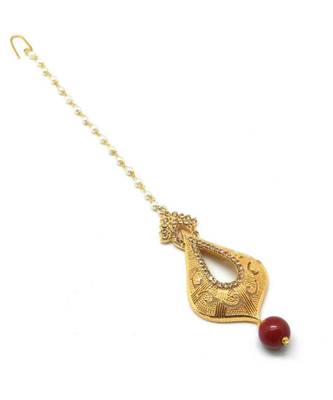 Gold Plated Maang Tikka For Women And Girls 1