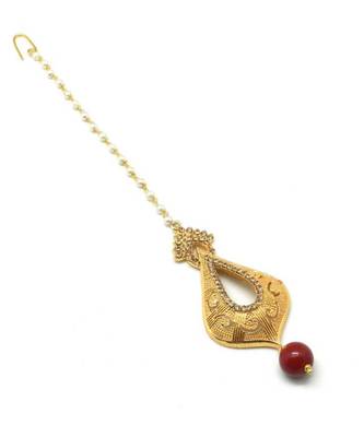 Gold Plated Maang Tikka For Women And Girls 2
