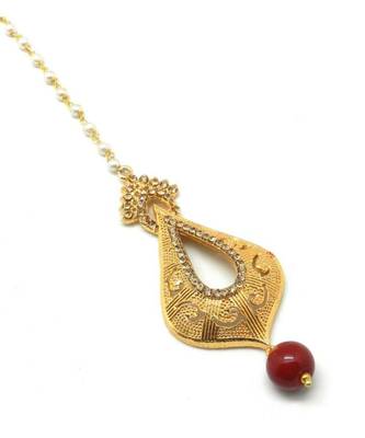 Gold Plated Maang Tikka For Women And Girls 3