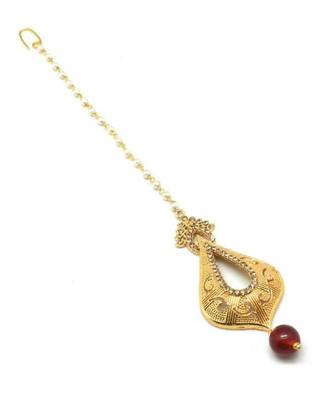 Gold Plated Maang Tikka For Women And Girls 1