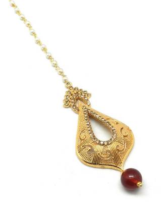Gold Plated Maang Tikka For Women And Girls 2