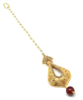 Gold Plated Maang Tikka For Women And Girls 3