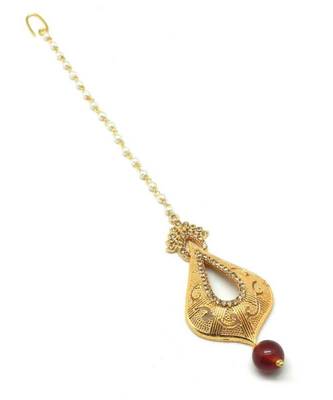 Gold Plated Maang Tikka For Women And Girls 4
