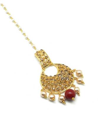 Gold Plated Maang Tikka For Women And Girls 3