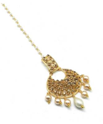 Gold Plated Maang Tikka For Women And Girls 3