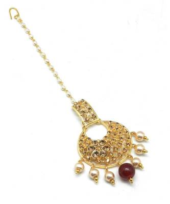 Gold Plated Maang Tikka For Women And Girls 2