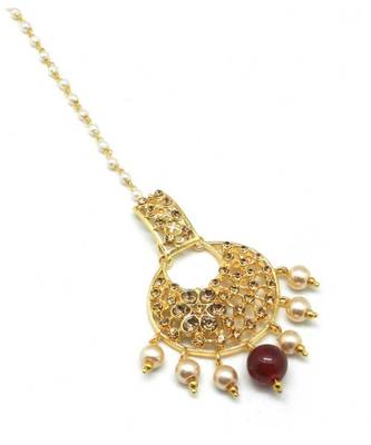 Gold Plated Maang Tikka For Women And Girls 3