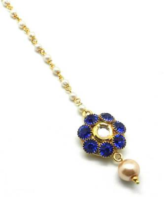 Flower Style Maang Tikka For Women/Girls 2