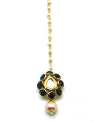 Pear Shape Maang Tikka For  Women Girlas 1