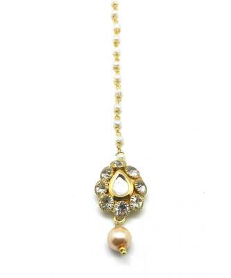 Pear Shape Maang Tikka For  Women Girlas 1