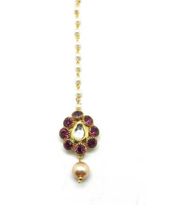 Pear Shape Maang Tikka For  Women Girlas 1