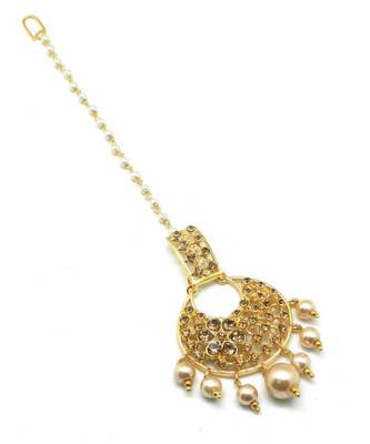 Gold Plated Maang Tikka For Women And Girls 1