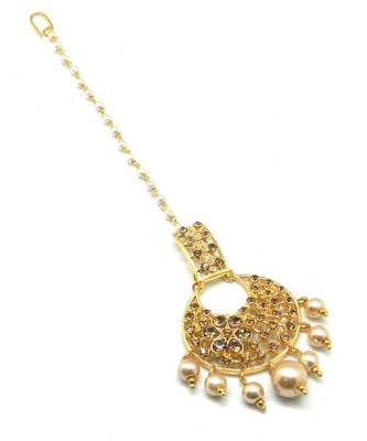 Gold Plated Maang Tikka For Women And Girls 2