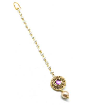 Gold Plated Maang Tikka For Women And Girls 1