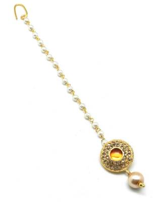 Gold Plated Maang Tikka For Women And Girls 3