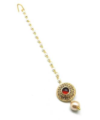 Gold Plated Maang Tikka For Women And Girls 3