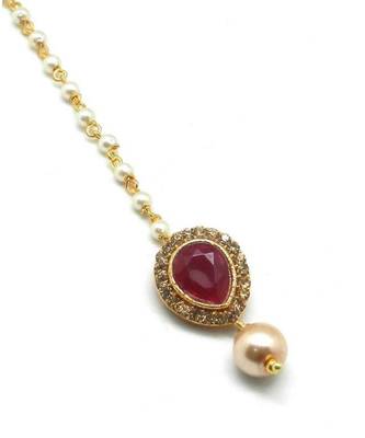 Gold Plated Maang Tikka For Women And Girls 2