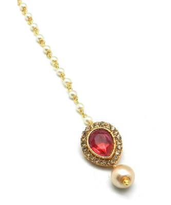 Gold Plated Maang Tikka For Women And Girls 3
