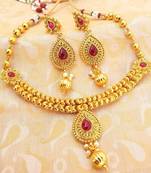 Pink agate necklace sets