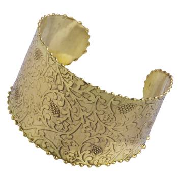 Graceful Gold Plated Stylish Free Size Kada For Women & Girls 1