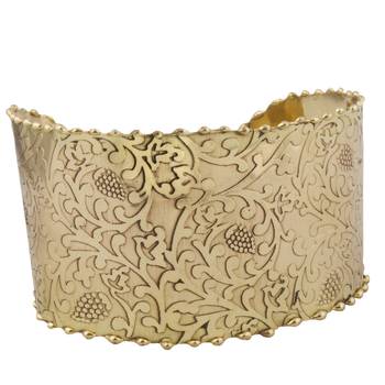 Graceful Gold Plated Stylish Free Size Kada For Women & Girls 2