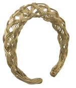 Splendid Gold Plated Designer Free Size Brass Kada For Women & Girls