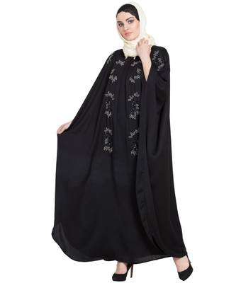 Nazneen Hand Embellished Nida Kaftan 3