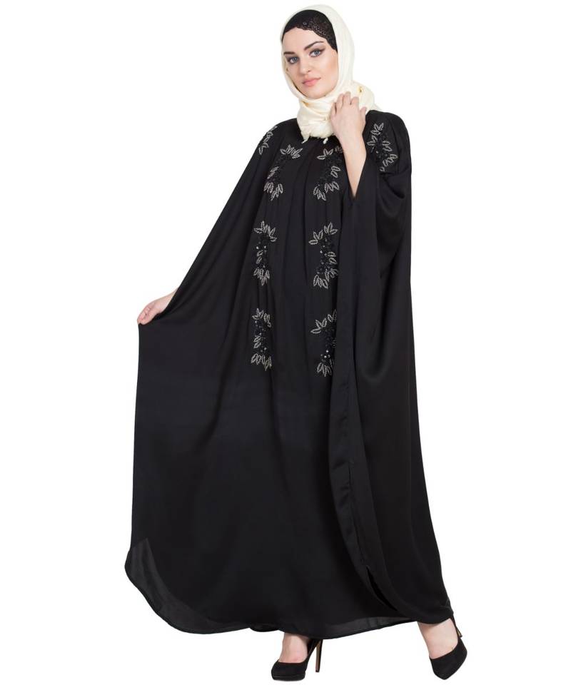 Nazneen Hand Embellished Nida Kaftan