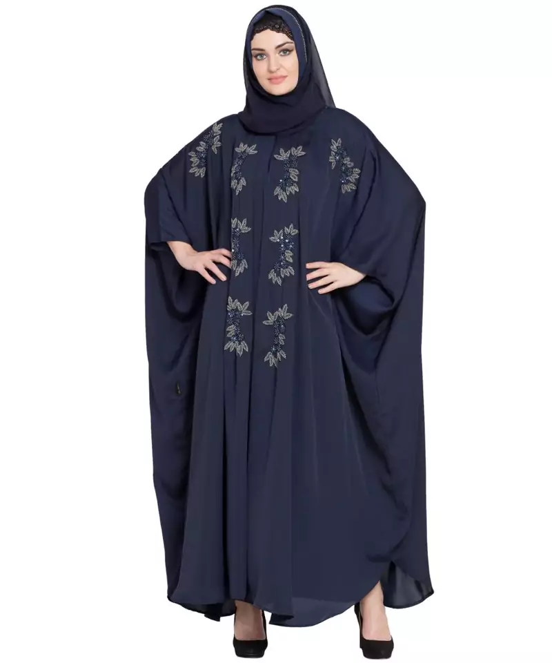 Nazneen Hand Embellished Nida Kaftan