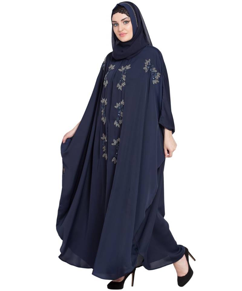 Nazneen Hand Embellished Nida EID Kaftan