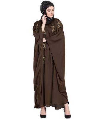 Nazneen Hand Embellished Nida Kaftan 2