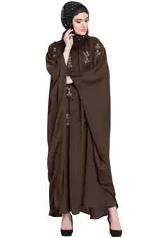 Nazneen Hand Embellished Nida Kaftan