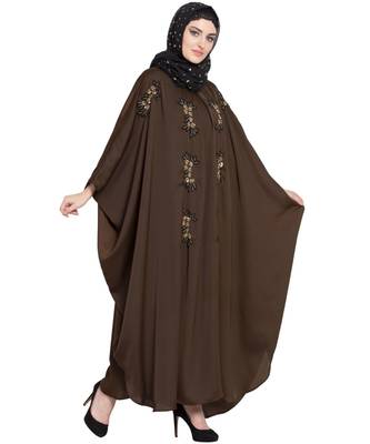 Nazneen Hand Embellished Nida Kaftan 3