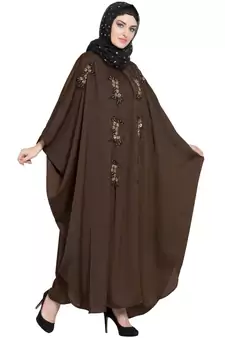Nazneen Hand Embellished Nida Kaftan