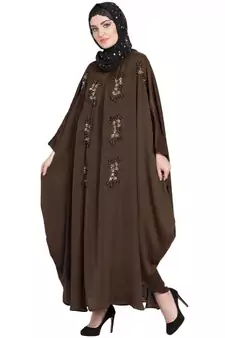 Nazneen Hand Embellished Nida Kaftan