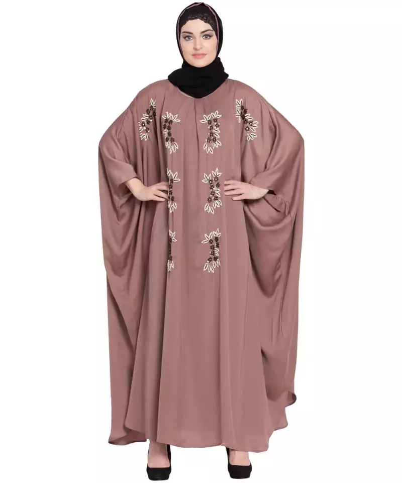 Nazneen Hand Embellished Nida Kaftan