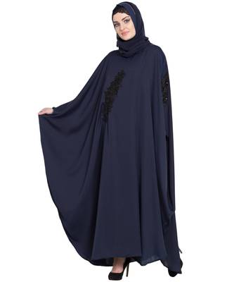 Nazneen Embellished Patch Nida Kaftan 3