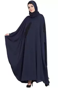 Nazneen Embellished Patch Nida Kaftan