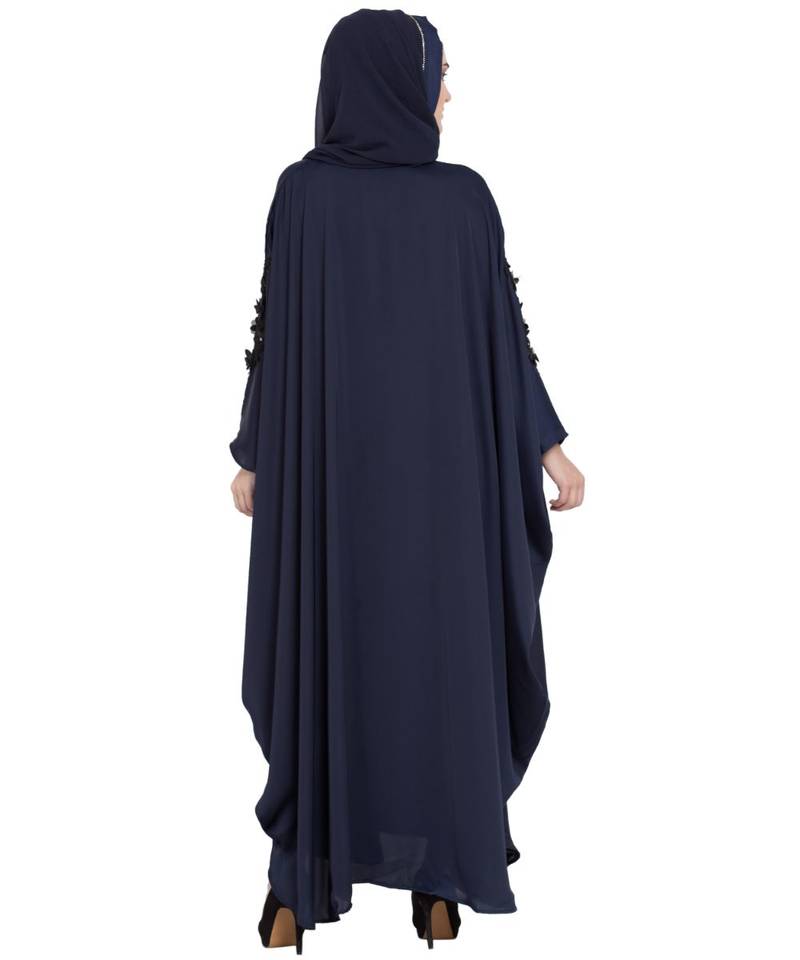 Nazneen Embellished Patch Nida Kaftan