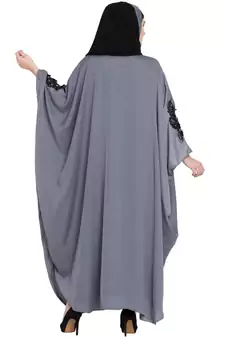 Nazneen Embellished Patch Nida Kaftan