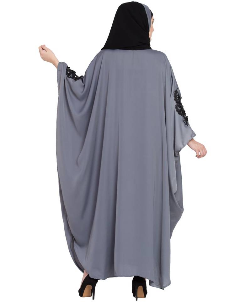 Nazneen Embellished Patch Nida Kaftan