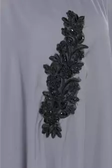 Nazneen Embellished Patch Nida Kaftan